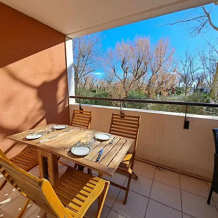 Cosy 2 Pièces Avec Accès Direct Plage, Piscine Et Parking Privé à - Fr-1-326-512 Marseillan (Herault)