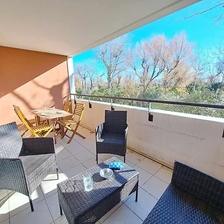 Cosy 2 Pièces Avec Accès Direct Plage, Piscine Et Parking Privé à - Fr-1-326-512 Marseillan (Herault)