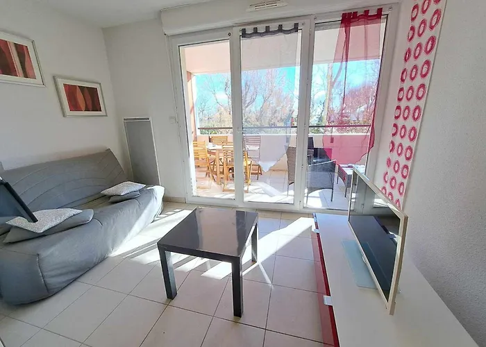 Cosy 2 Pièces Avec Accès Direct Plage, Piscine Et Parking Privé à - Fr-1-326-512 * Marseillan (Herault)