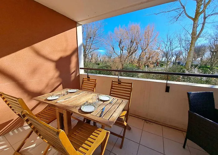 Cosy 2 Pièces Avec Accès Direct Plage, Piscine Et Parking Privé à - Fr-1-326-512 Marseillan (Herault)