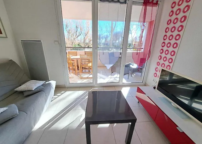 Cosy 2 Pieces Avec Acces Direct Plage, Piscine Et Parking Prive A - Fr-1-326-512