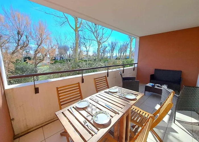 Apartamento Cosy 2 Pièces Avec Accès Direct Plage, Piscine Et Parking Privé à - Fr-1-326-512